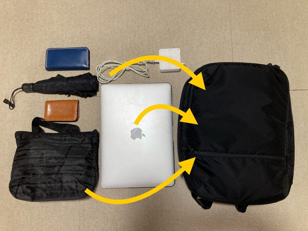 バッグを買い替えた