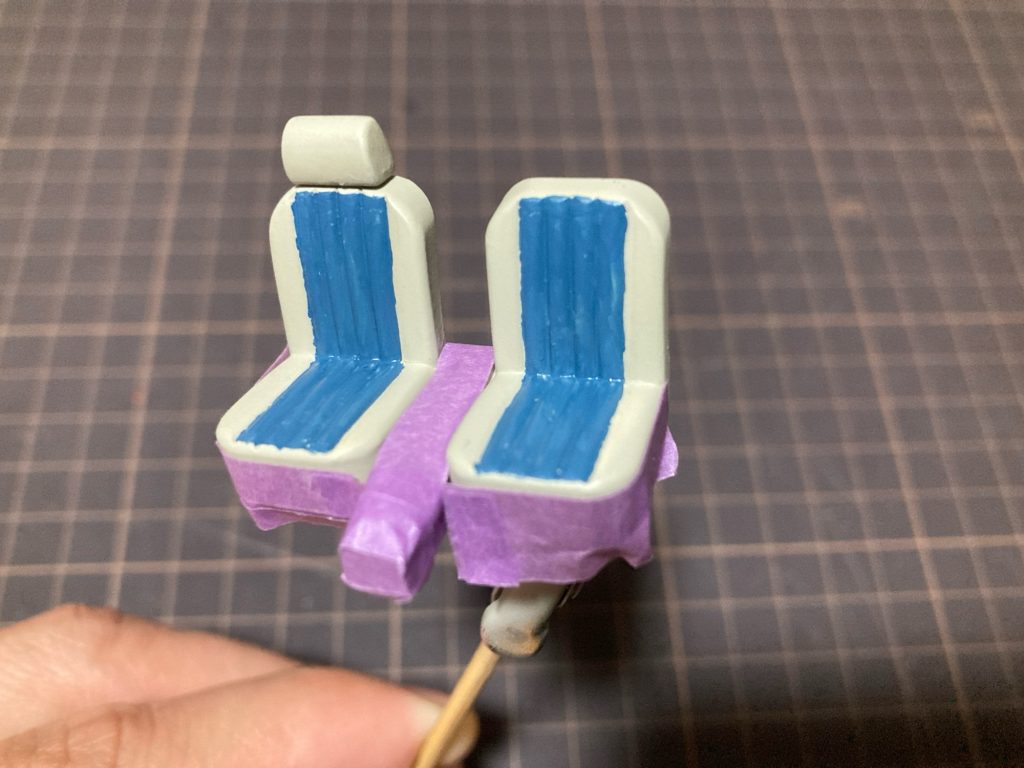 シート部分の塗装