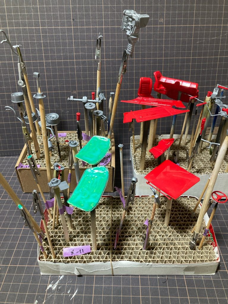 塗装準備がひとまず完了