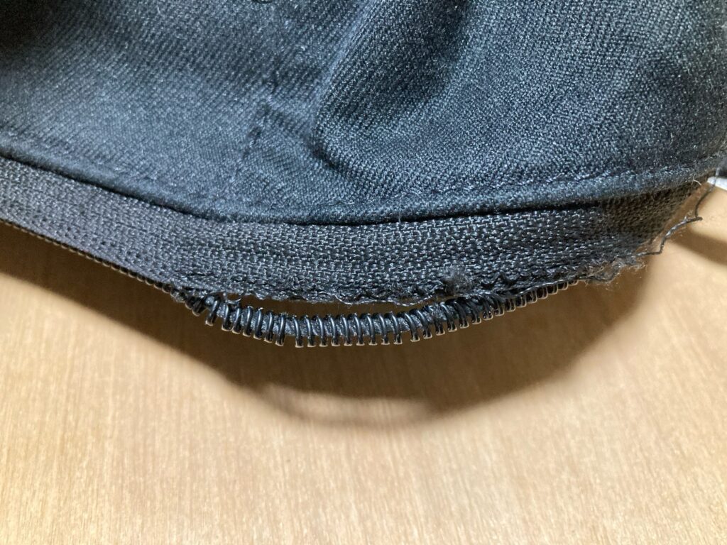 ファスナー補修